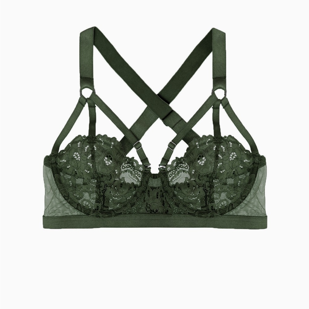 Lonely Label Lulu Underwire Bra Deep Olive